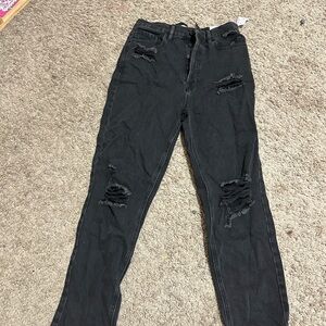PacSun Black Skinny Distressed Jeans